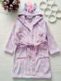 8 років, зріст 128 Махровий халат дівчинці єдиноріг - зображення 1