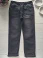4,5 років, зріст 104,110 М'які темно сірі джинси для хлопчика на гумці - зображення 1